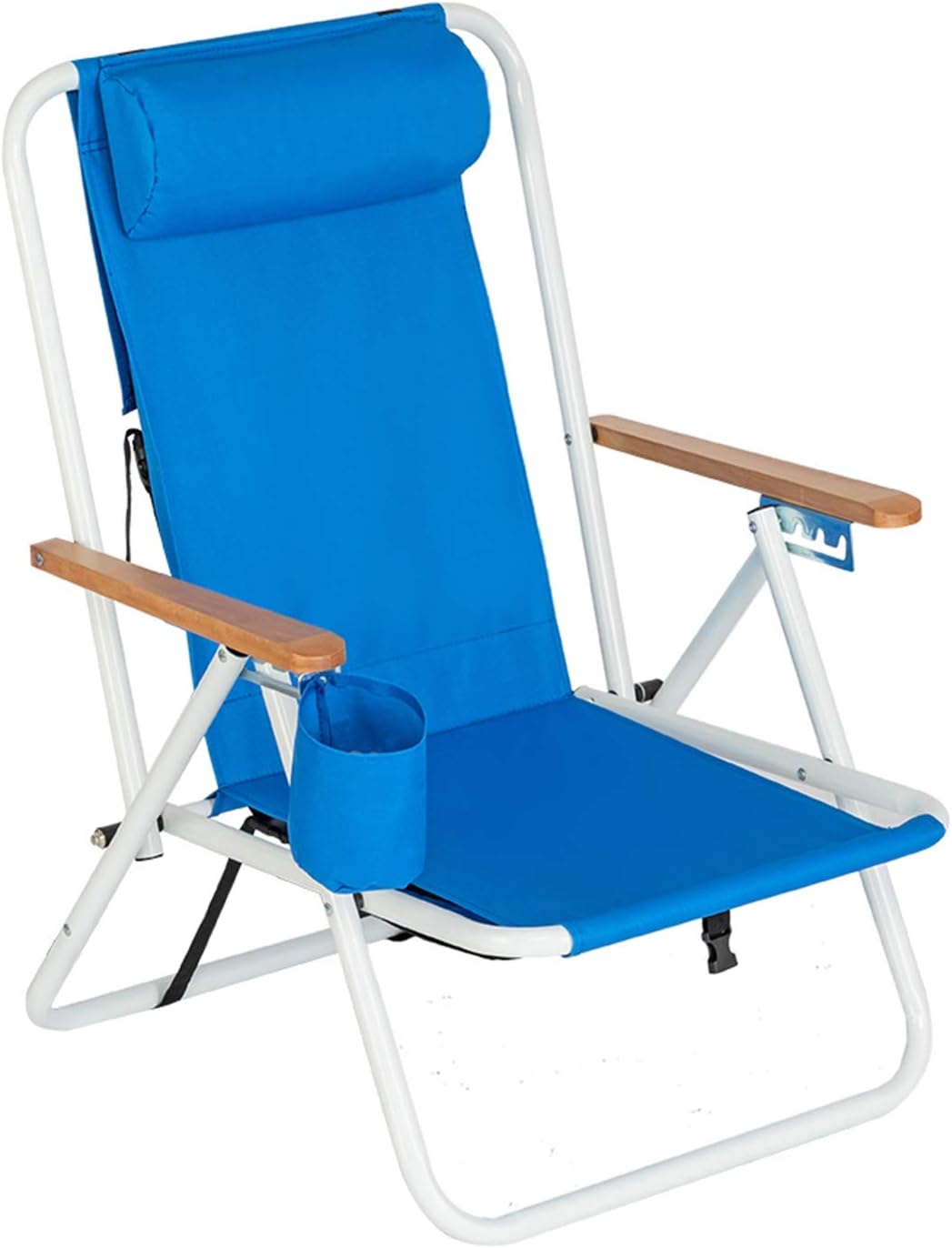 Backpack Beach Chair with Cup Holder for Adults