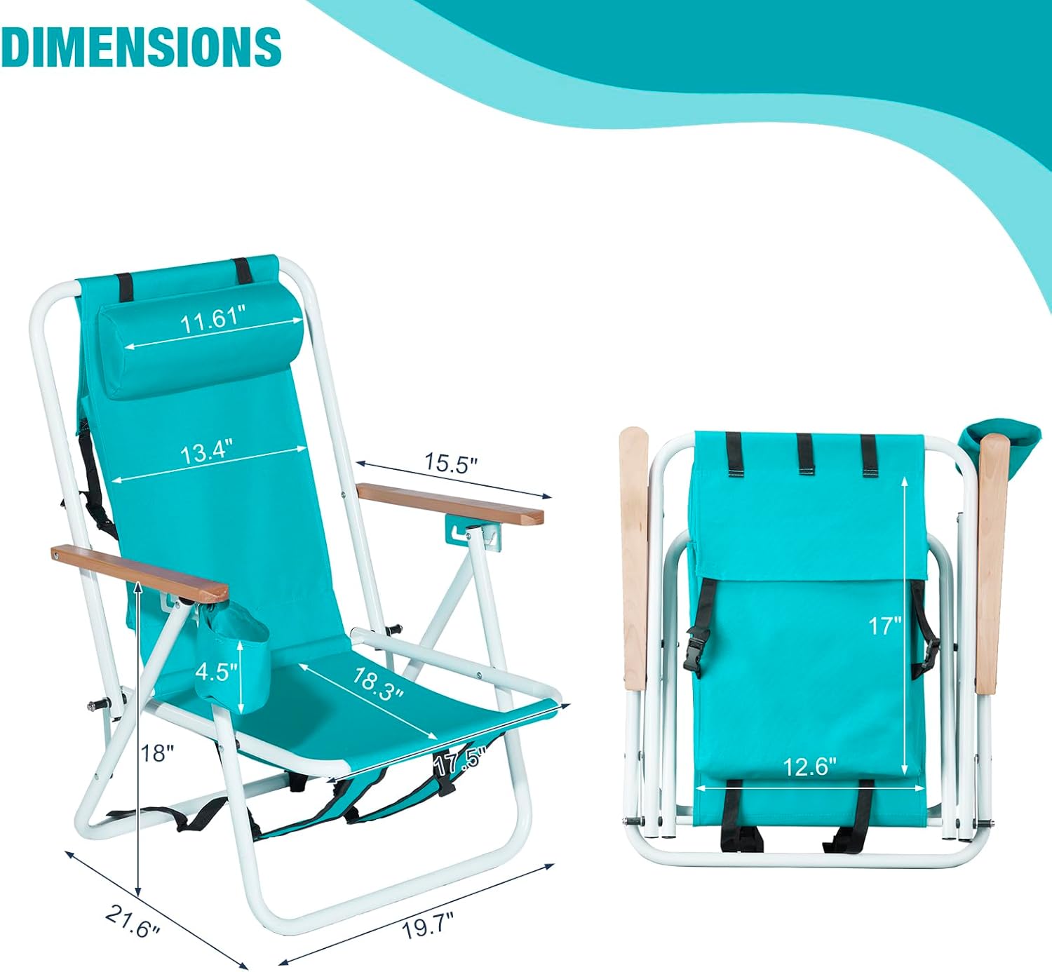 Tall Beach Chair 2 Pack