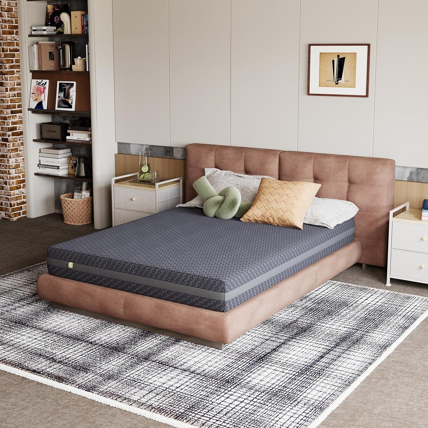 Full Gel Memory Foam Mattress for Refreshing Sleep & Responsive Support
