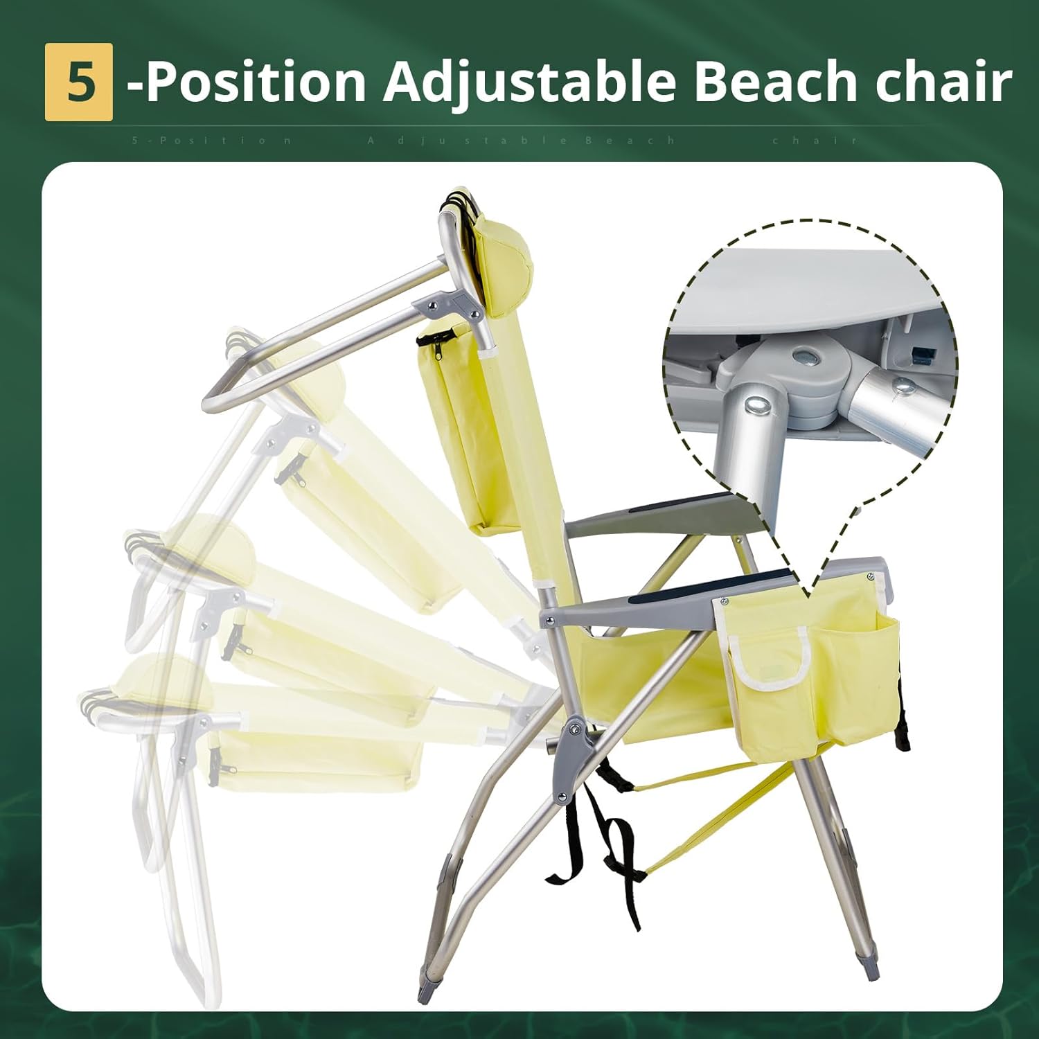 Folding Beach Chair for Adults