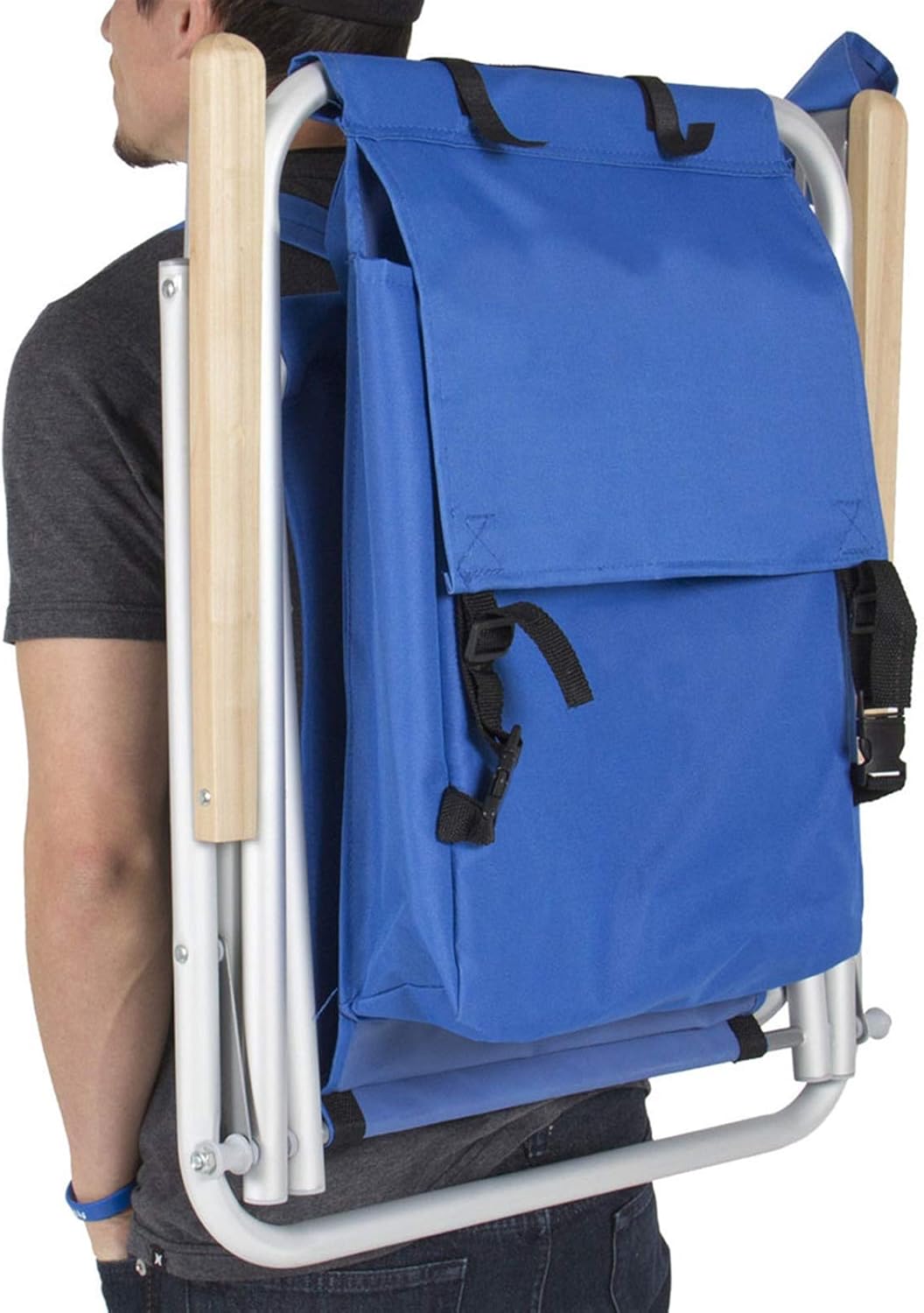 Backpack Beach Chair with Cup Holder for Adults