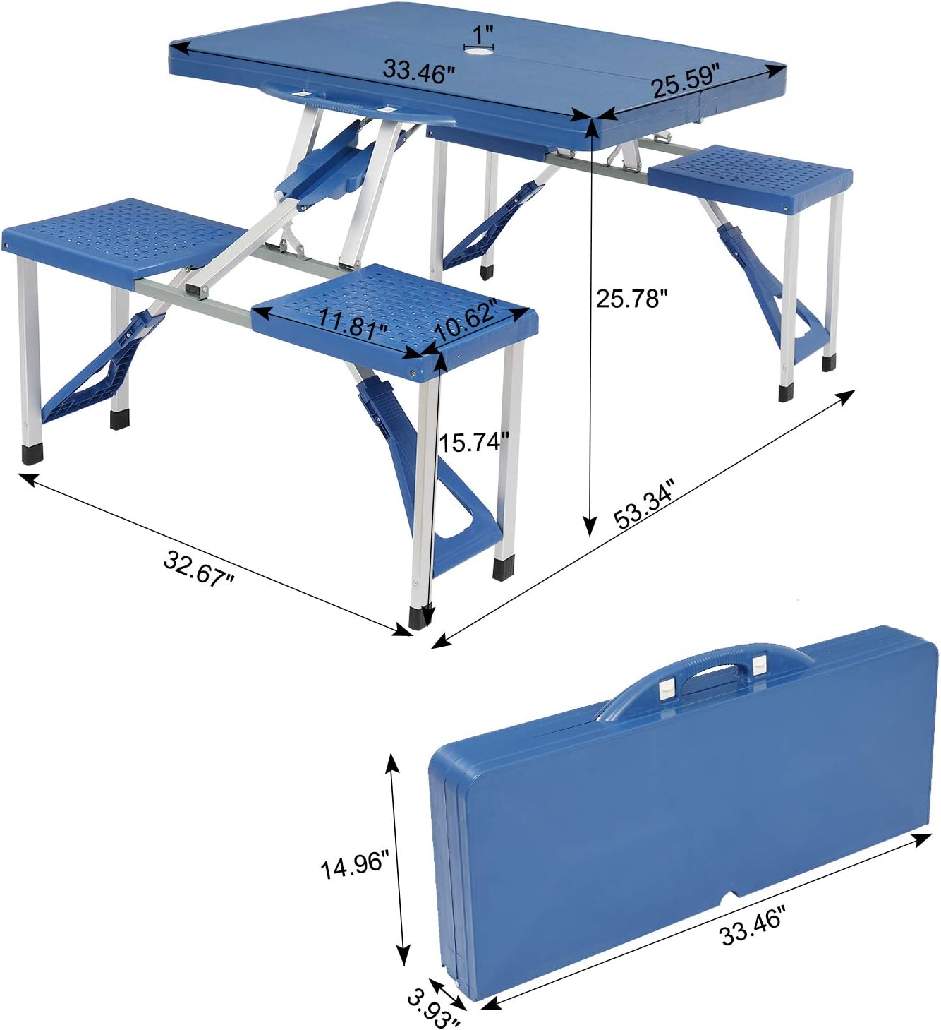 Folding Camping Picnic Table