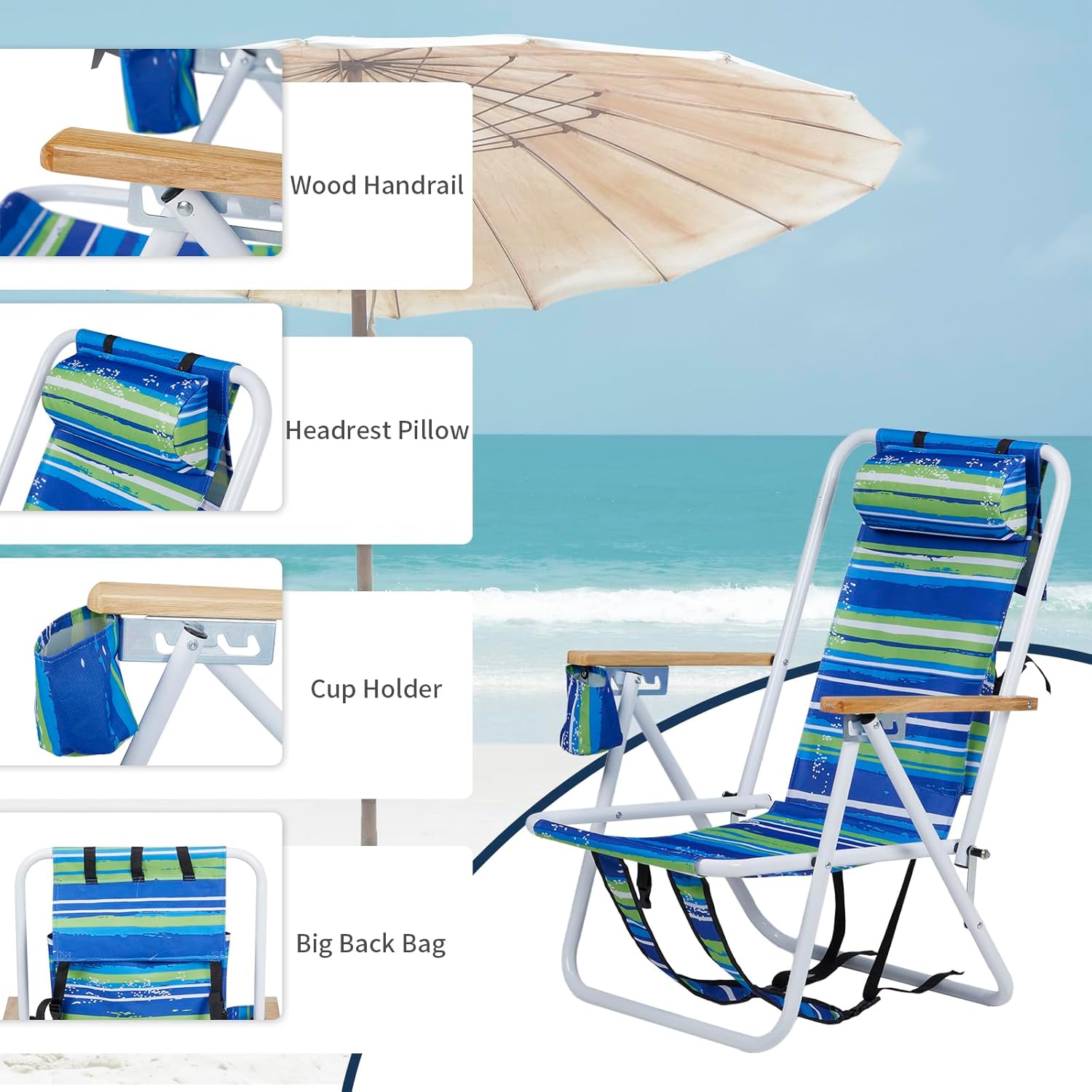 Backpack Beach Chairs for Adults
