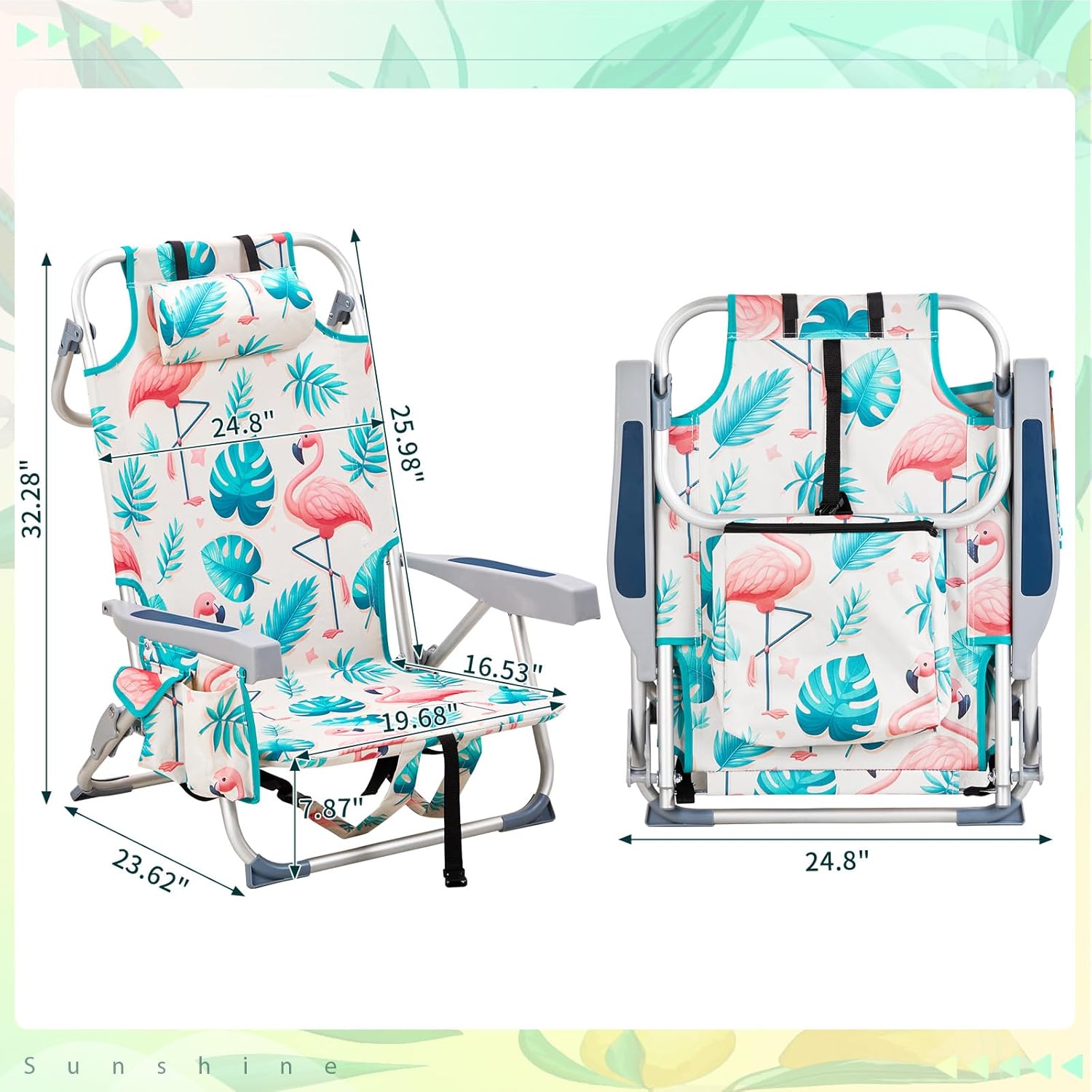 Folding Beach Chair for Adults
