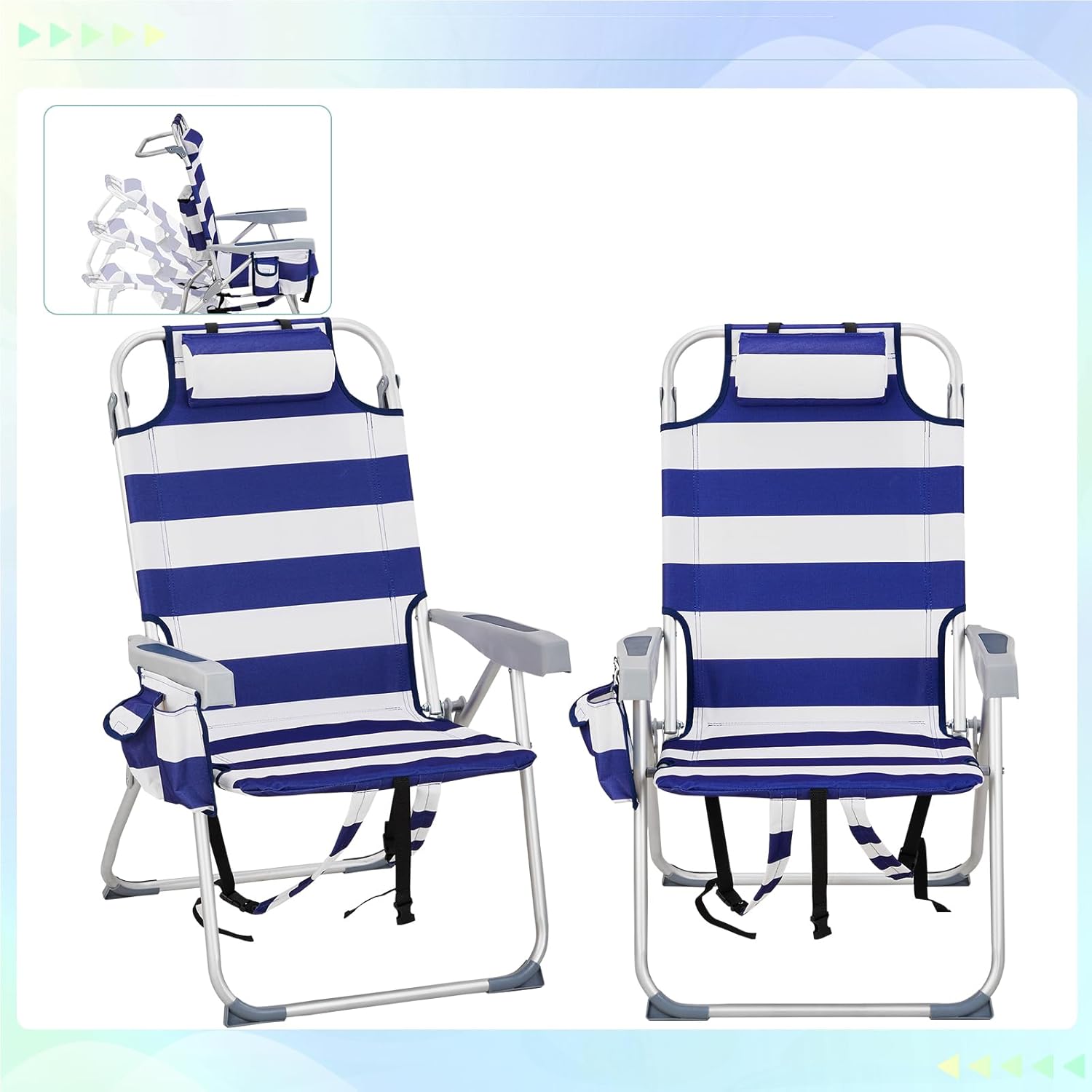 Folding Beach Chair for Adults