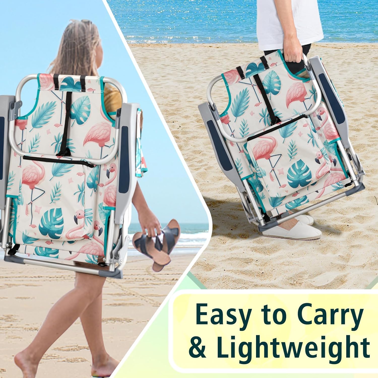 Folding Beach Chair for Adults