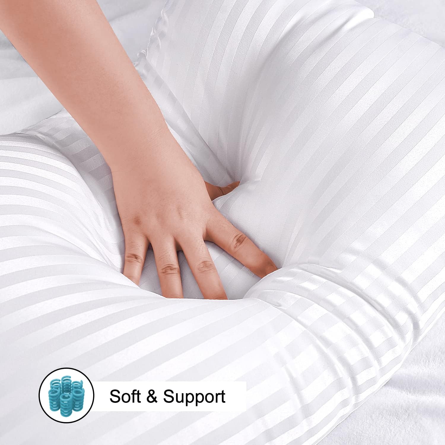 Bed Pillows for Sleeping 2 Pack Queen Size 20 x 30 Inches