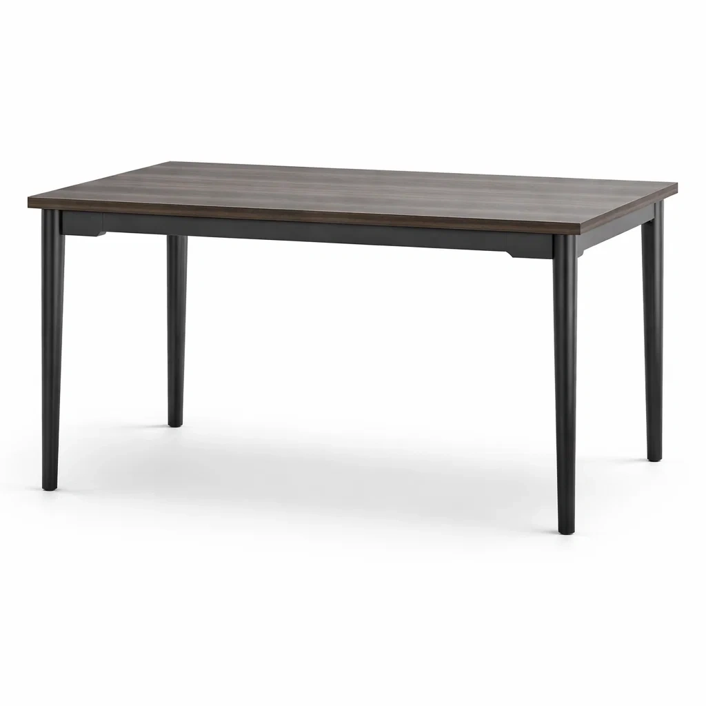 Tavolo Rettangolare in MDF e Metallo 150x90x75 cm-FURNIWONDER