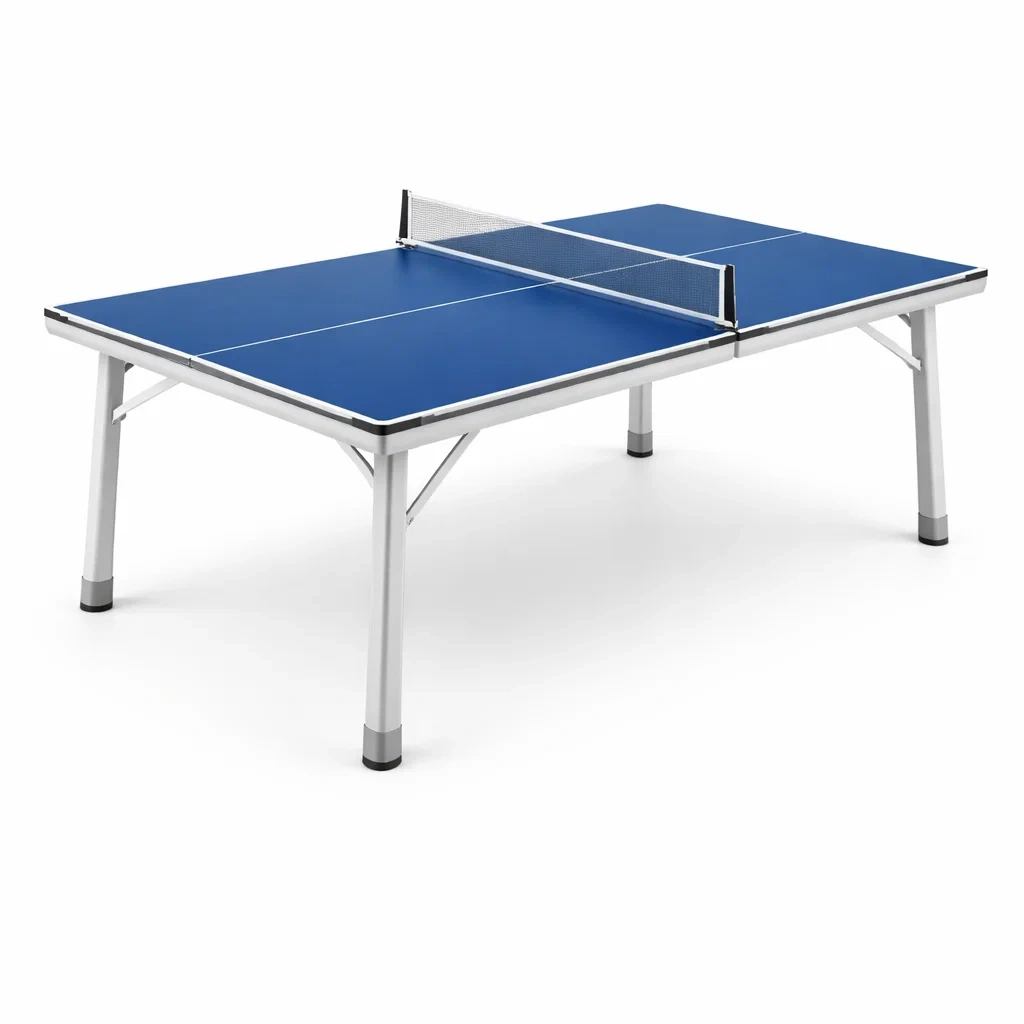 Tavolo da ping pong in Alluminio Blu 274x152.5x76 cm-FURNIWONDER