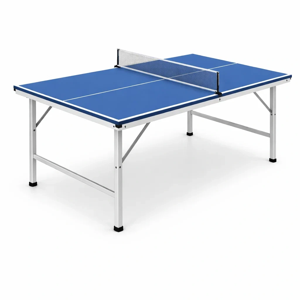 Tavolo da ping pong in MDF e Acciaio Blu 274x152.5x76 cm-FURNIWONDER