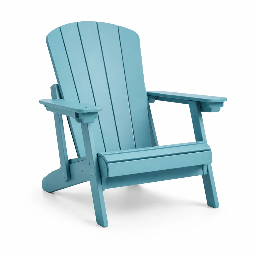 Sedia Adirondack in Polietilene Azzurra-NESTINHOUSE
