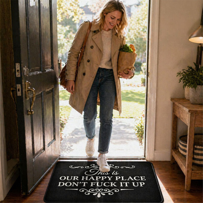 This Is Our Happy Place Doormat
