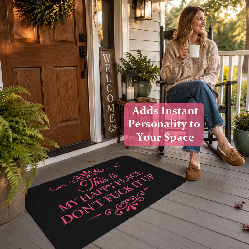 This Is My Happy Place Doormat