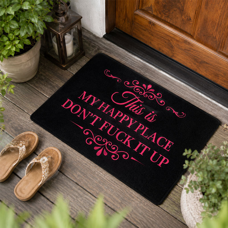 This Is My Happy Place Doormat