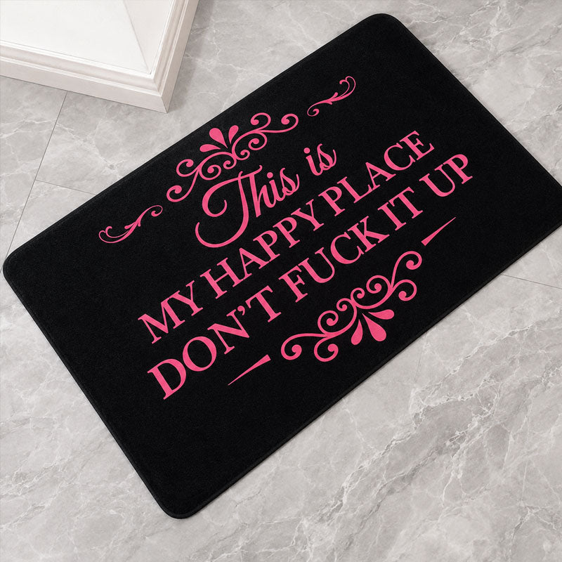 This Is My Happy Place Doormat