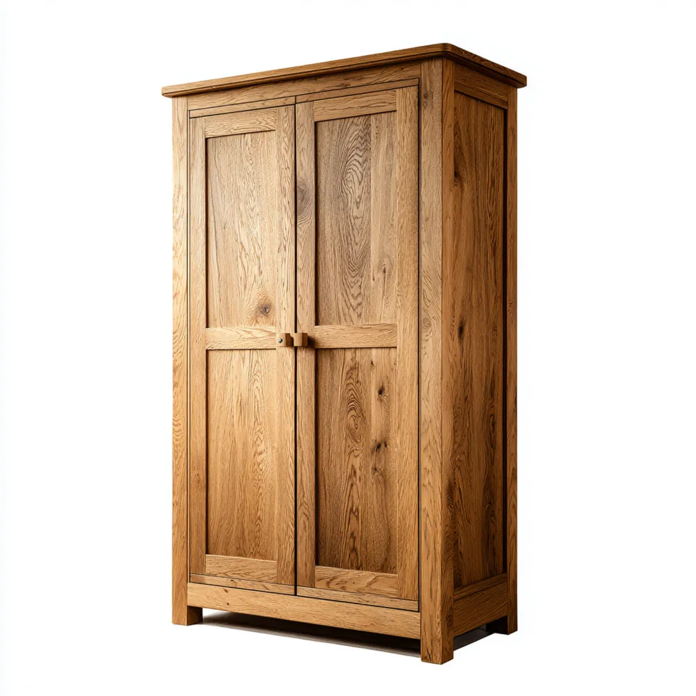 Kleiderschrank aus Eichenholz 100x200x60 cm