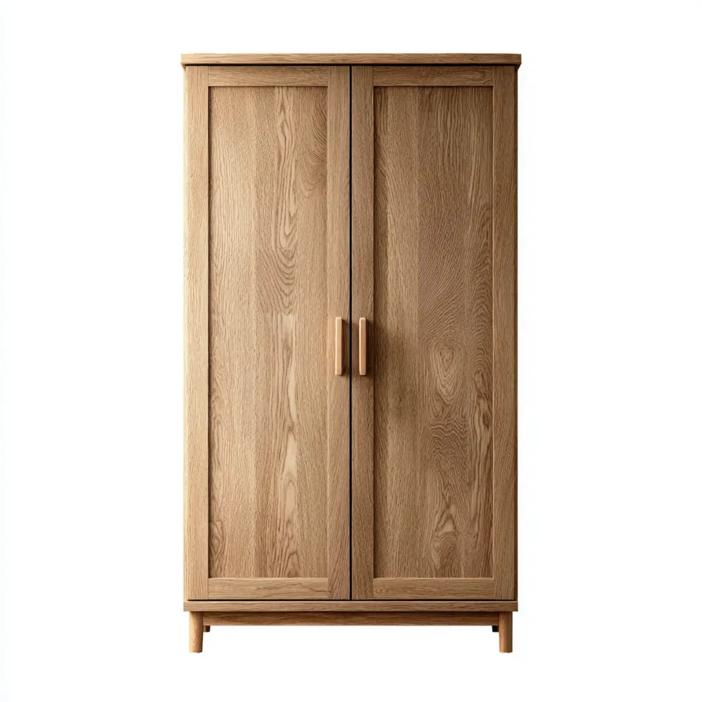 Kleiderschrank aus Eichenholz 80x180x50 cm