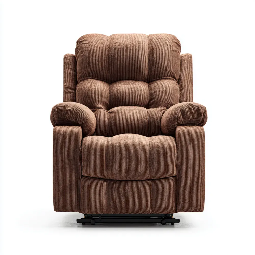 Relaxsessel Cordstoff 90x95x105 cm – Braun