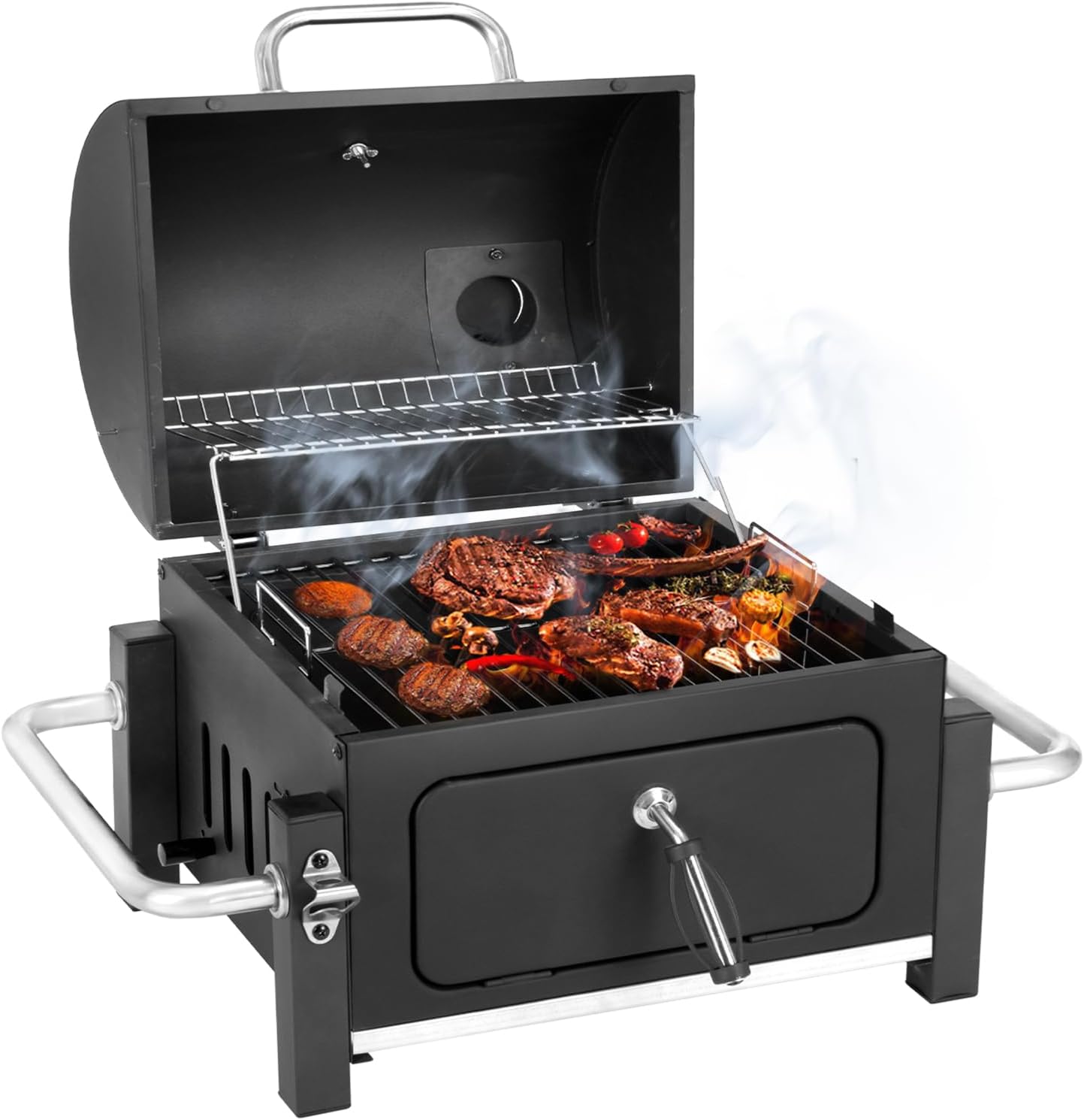Portable Charcoal Grill with 314 Square Inch Cooking Area