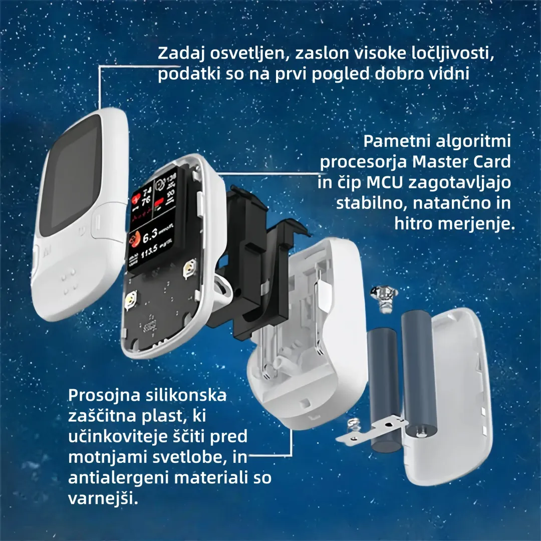 🔥Izdelano v ZDA🔥Omron™ predstavlja novo lansiran neinvazivni pametni merilnik glukoze v krvi 🔥Izdelano v ZDA🔥