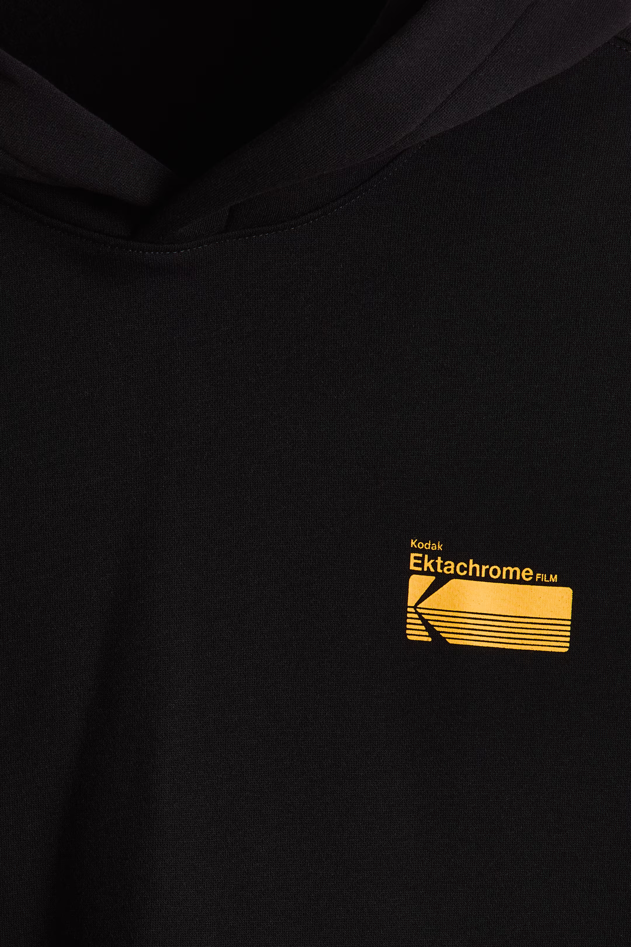 Nyomott mintás kapucnis felső Loose Fit