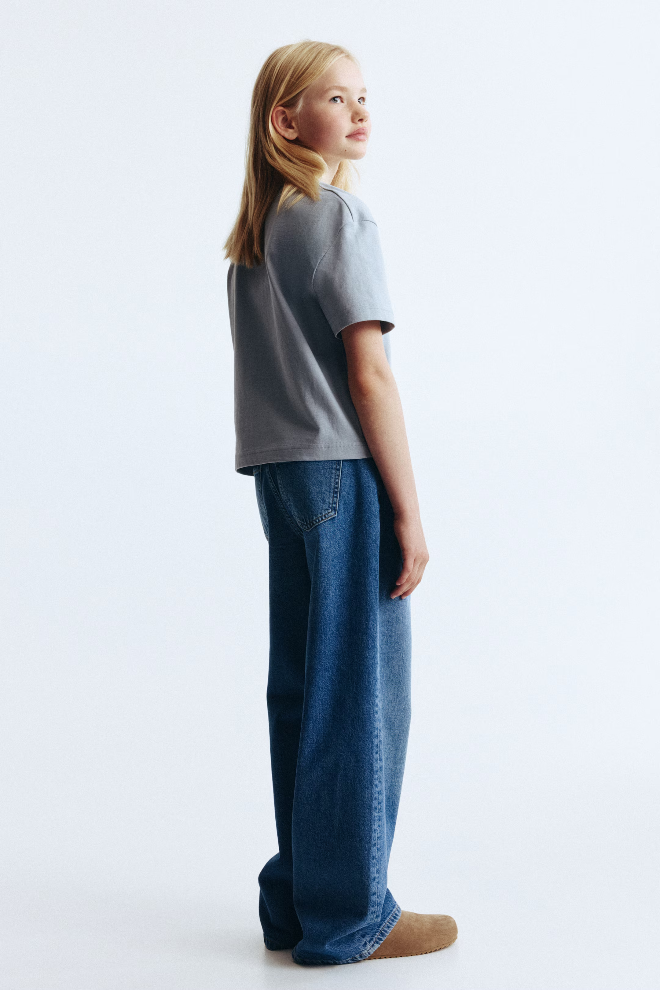 Széles szárú farmer