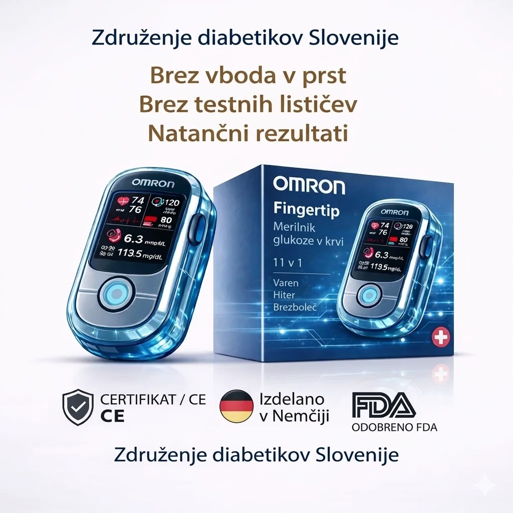 🔥Izdelano v ZDA🔥Omron™ predstavlja novo lansiran neinvazivni pametni merilnik glukoze v krvi 🔥Izdelano v ZDA🔥