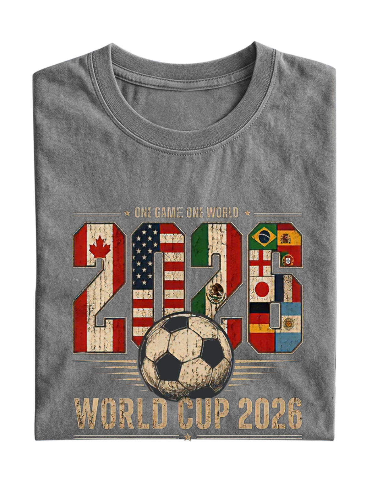 2026 World Cup Cotton Short-sleeve T-shirt