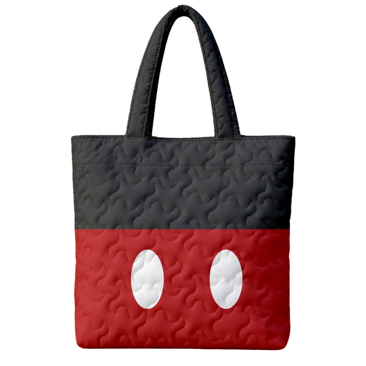 Classic Minimalist Cartoon Quilted Tote Bag