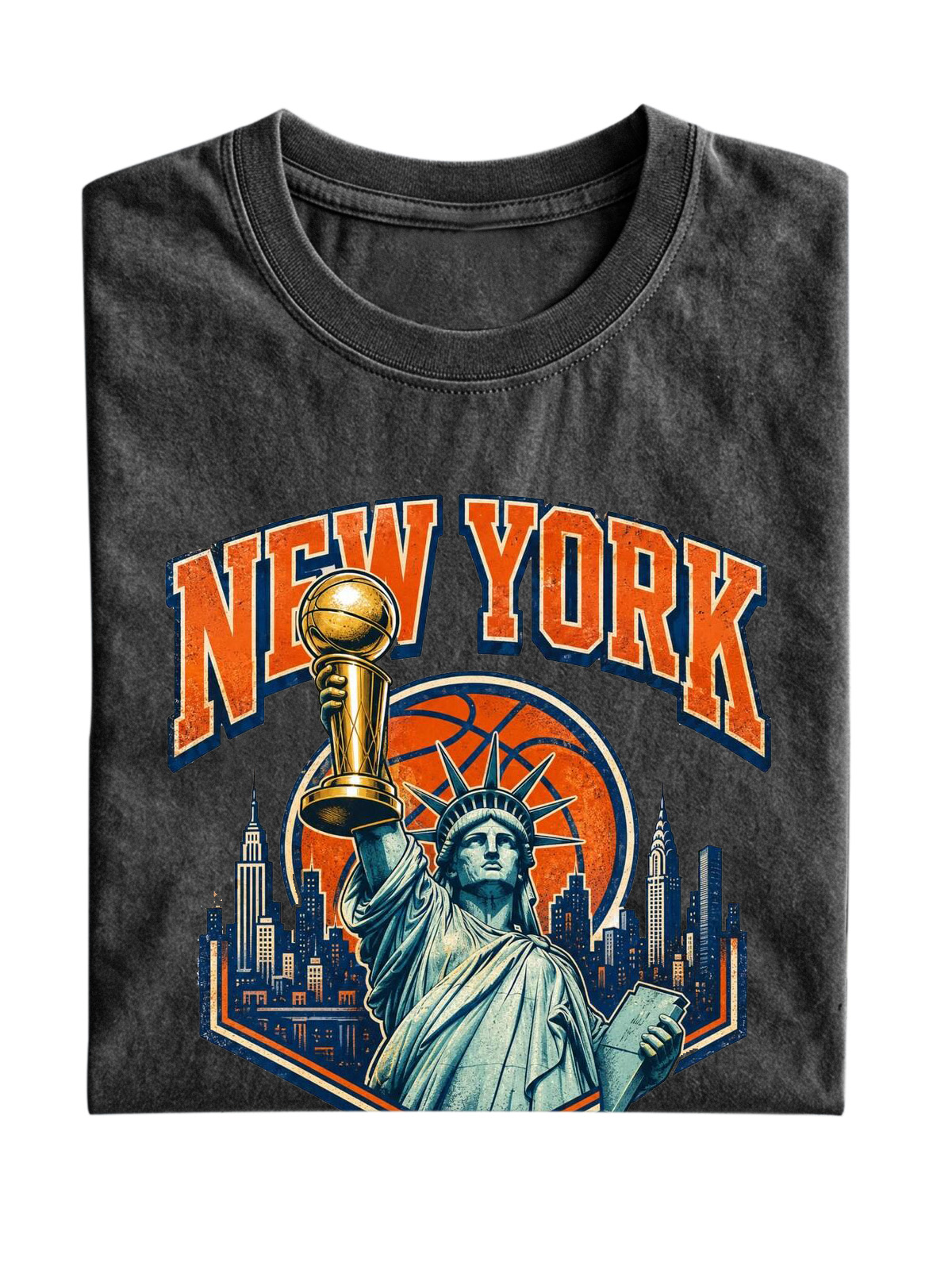 New York Basketball Cotton Short-Sleeve T-Shirt