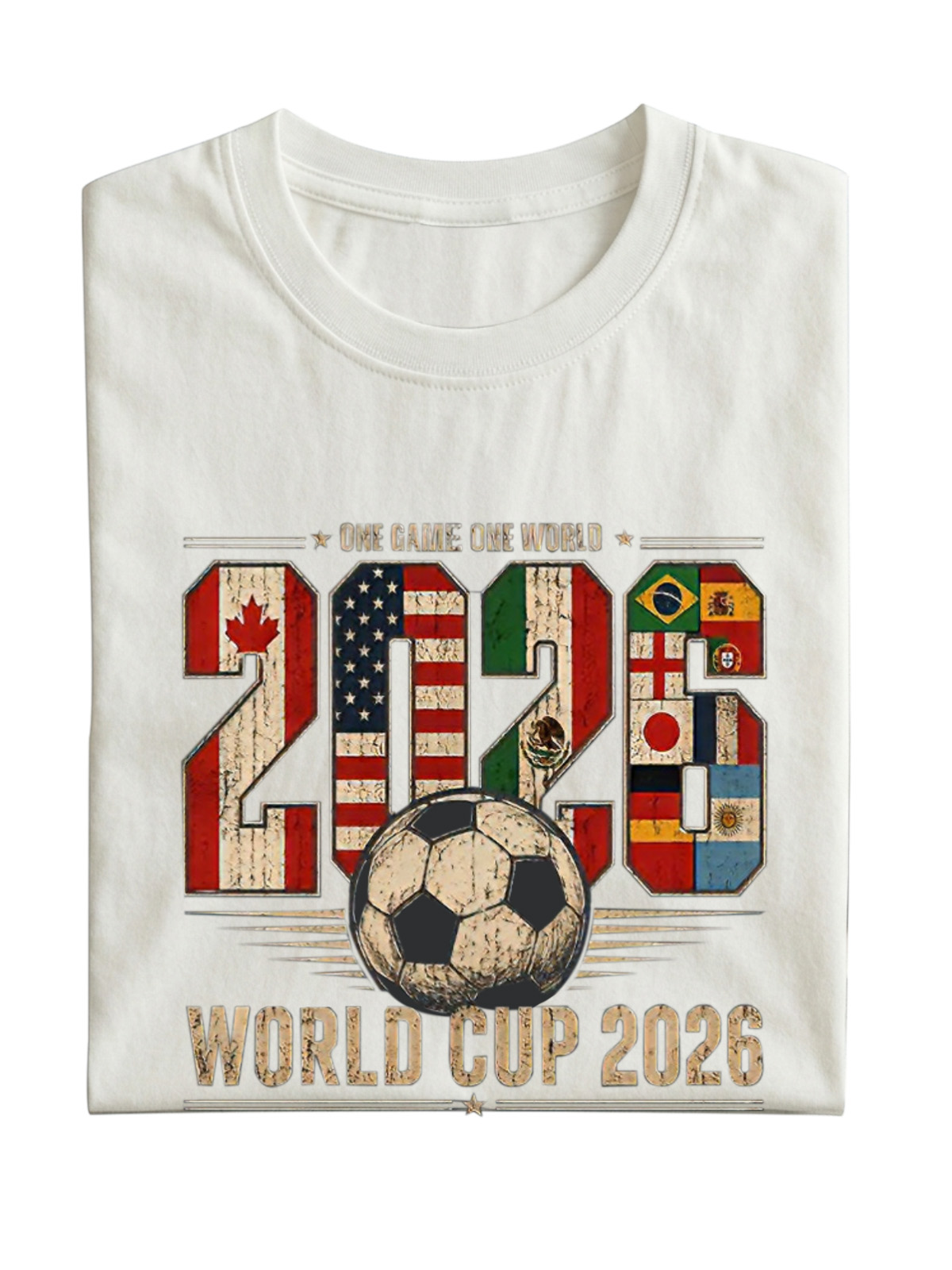 2026 World Cup Cotton Short-sleeve T-shirt