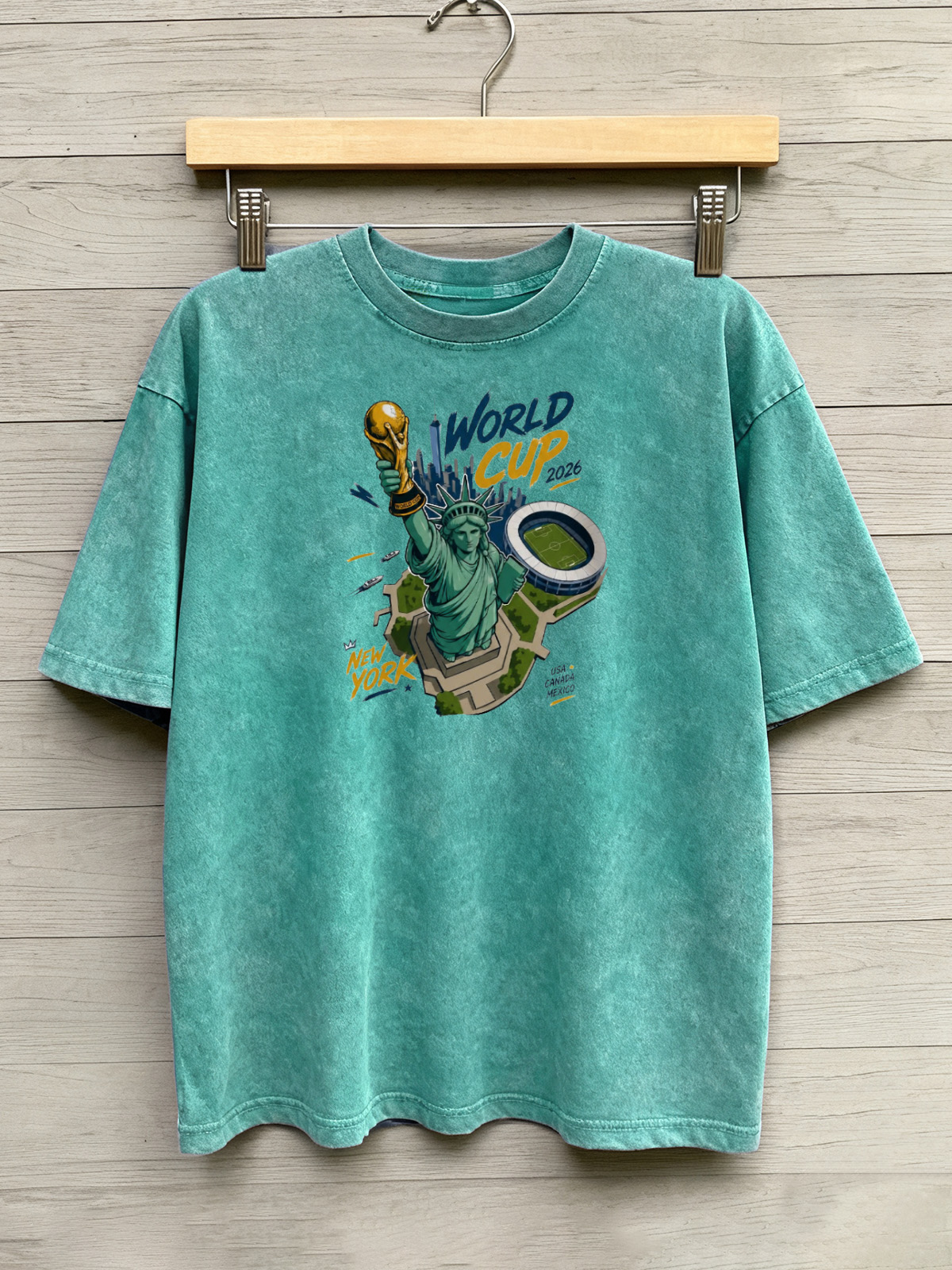 World Cup New York Cotton Short Sleeve T-shirt