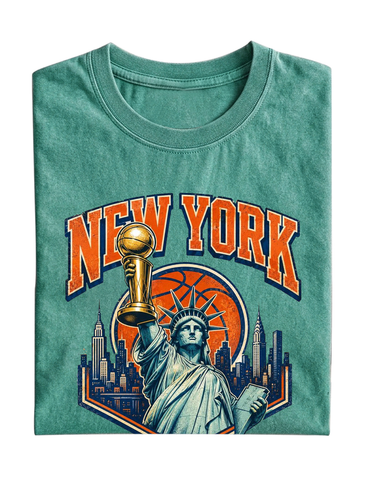 New York Basketball Cotton Short-Sleeve T-Shirt