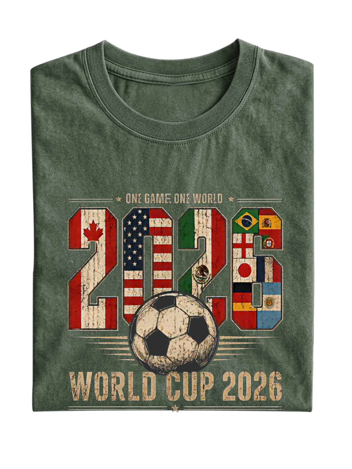 2026 World Cup Cotton Short-sleeve T-shirt