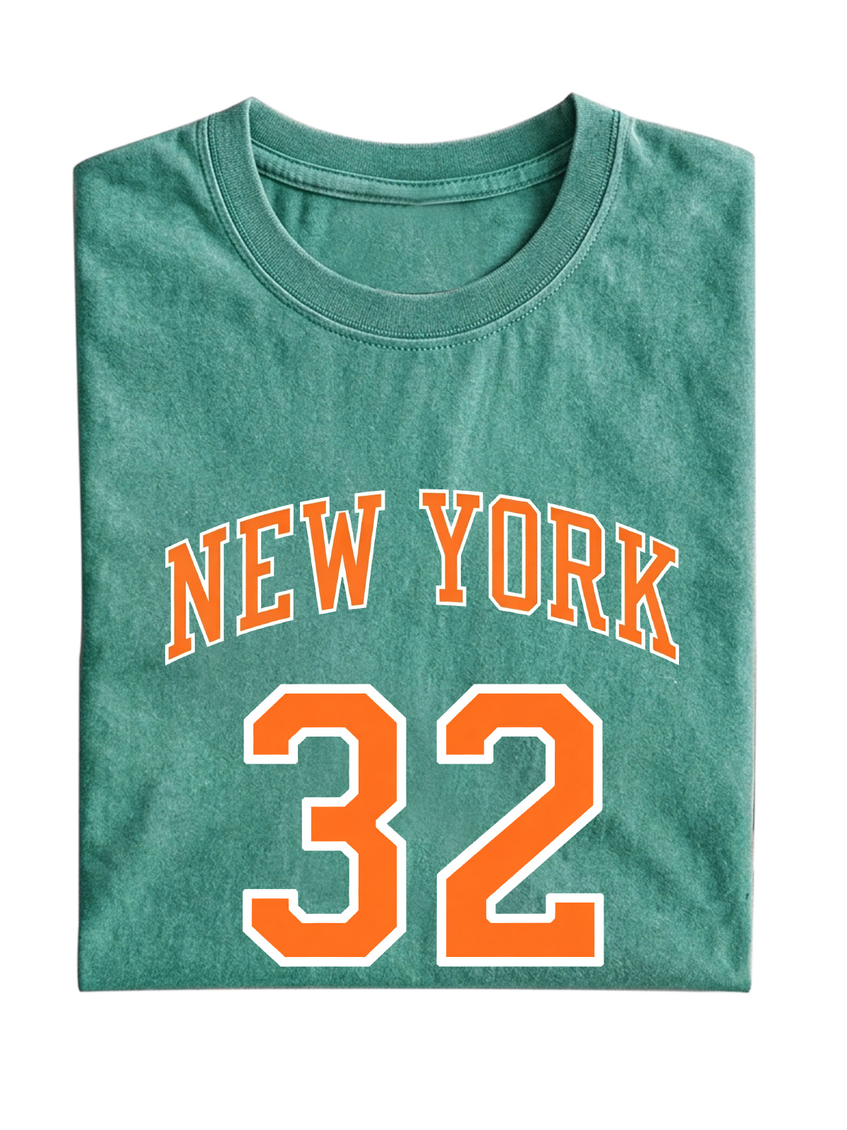 New York No. 32 Basketball Cotton Short-Sleeve T-Shirt
