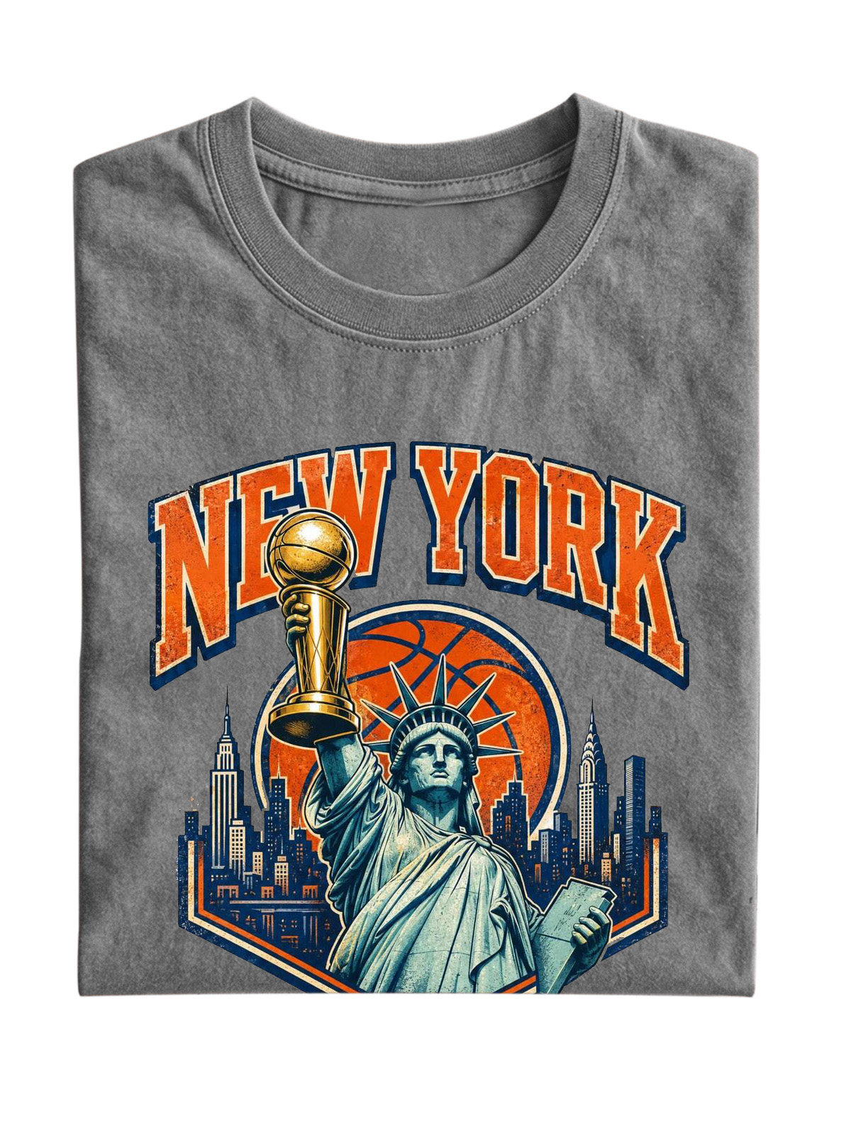 New York Basketball Cotton Short-Sleeve T-Shirt