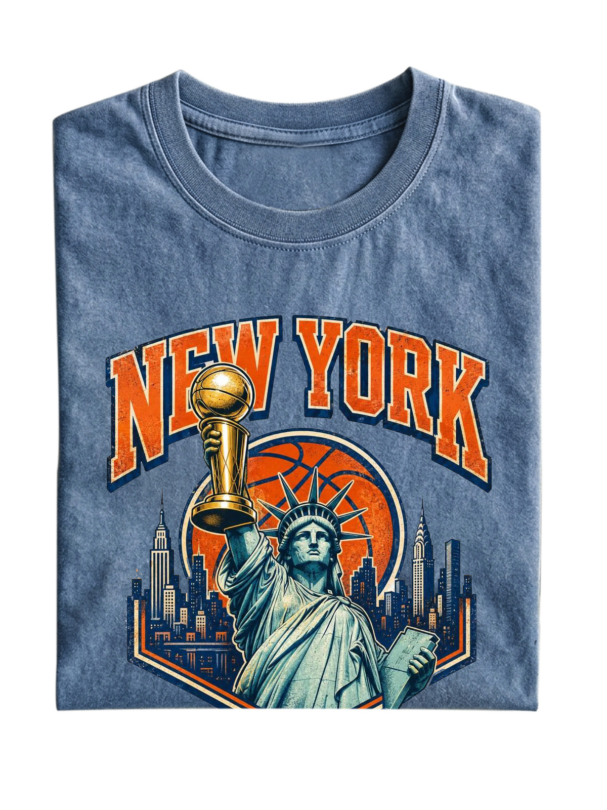 New York Basketball Cotton Short-Sleeve T-Shirt