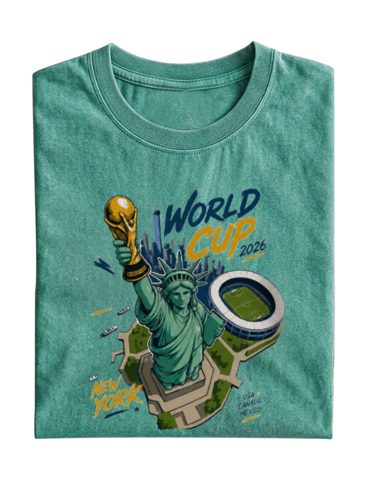 World Cup New York Cotton Short Sleeve T-shirt