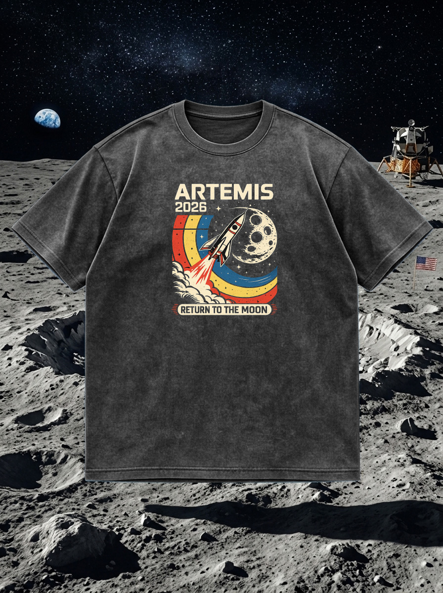 Artemis 2 Lunar Mission T-shirt