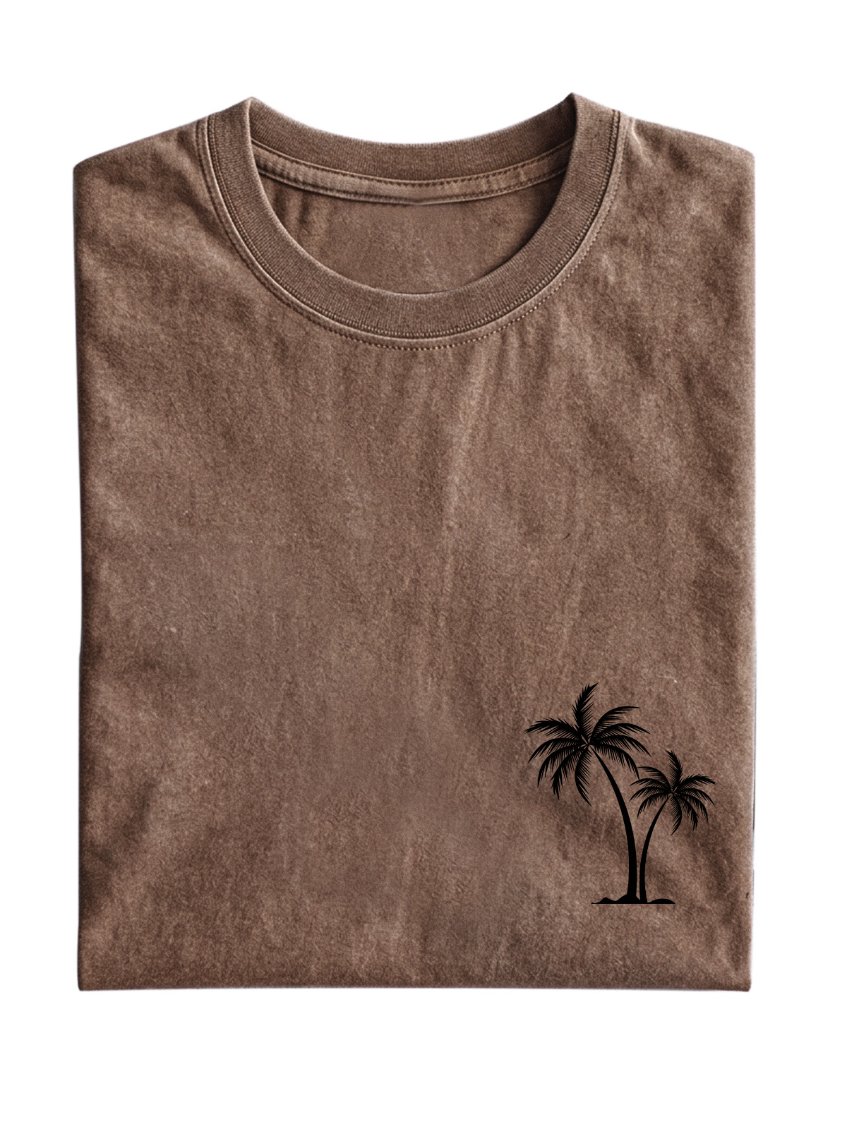 Hawaiian Palm Tree Cotton T-Shirt