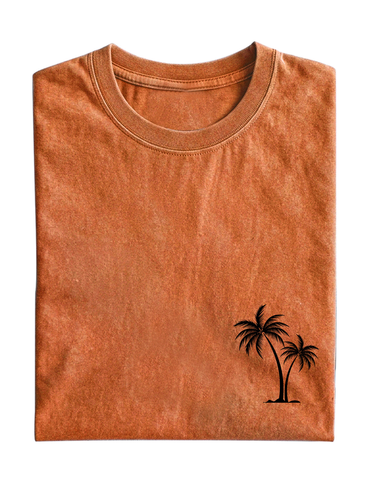 Hawaiian Palm Tree Cotton T-Shirt