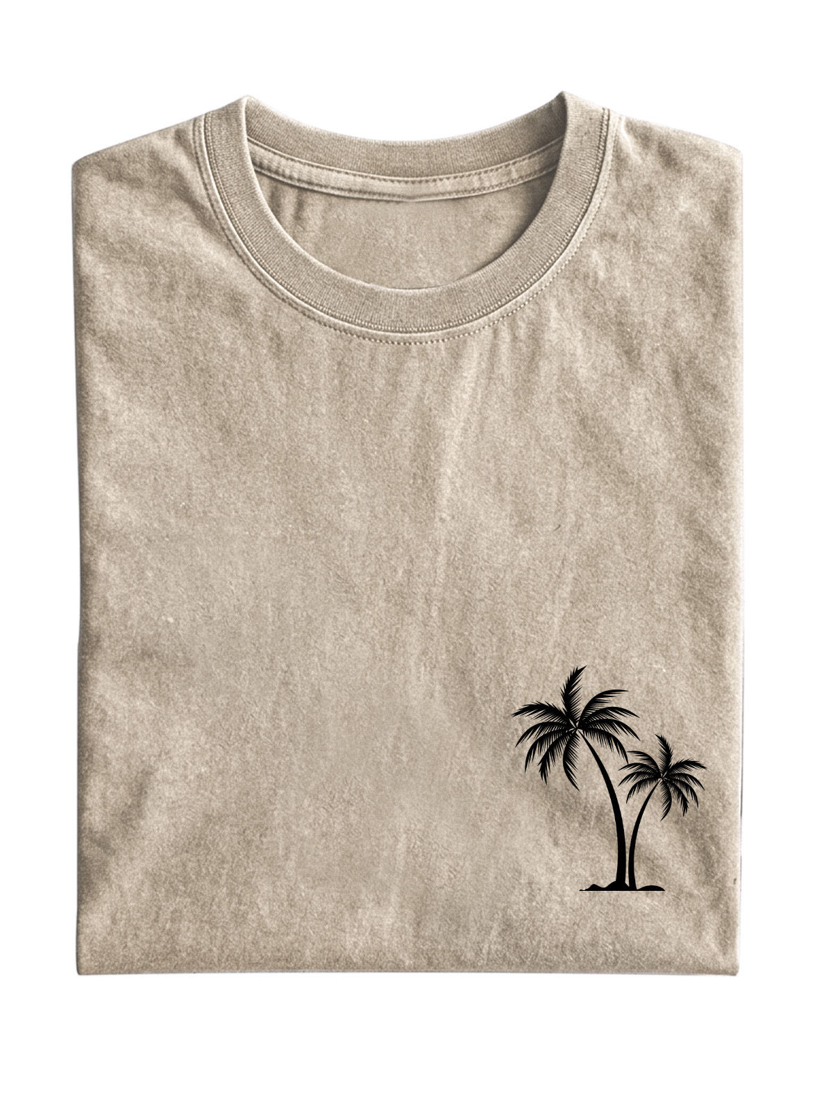 Hawaiian Palm Tree Cotton T-Shirt