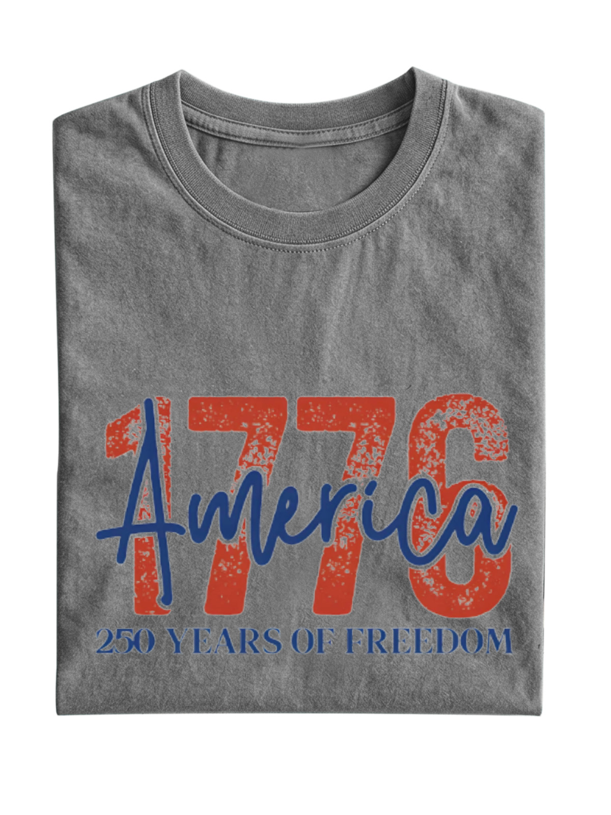 Vintage 1776 Cotton Short Sleeve T-shirt