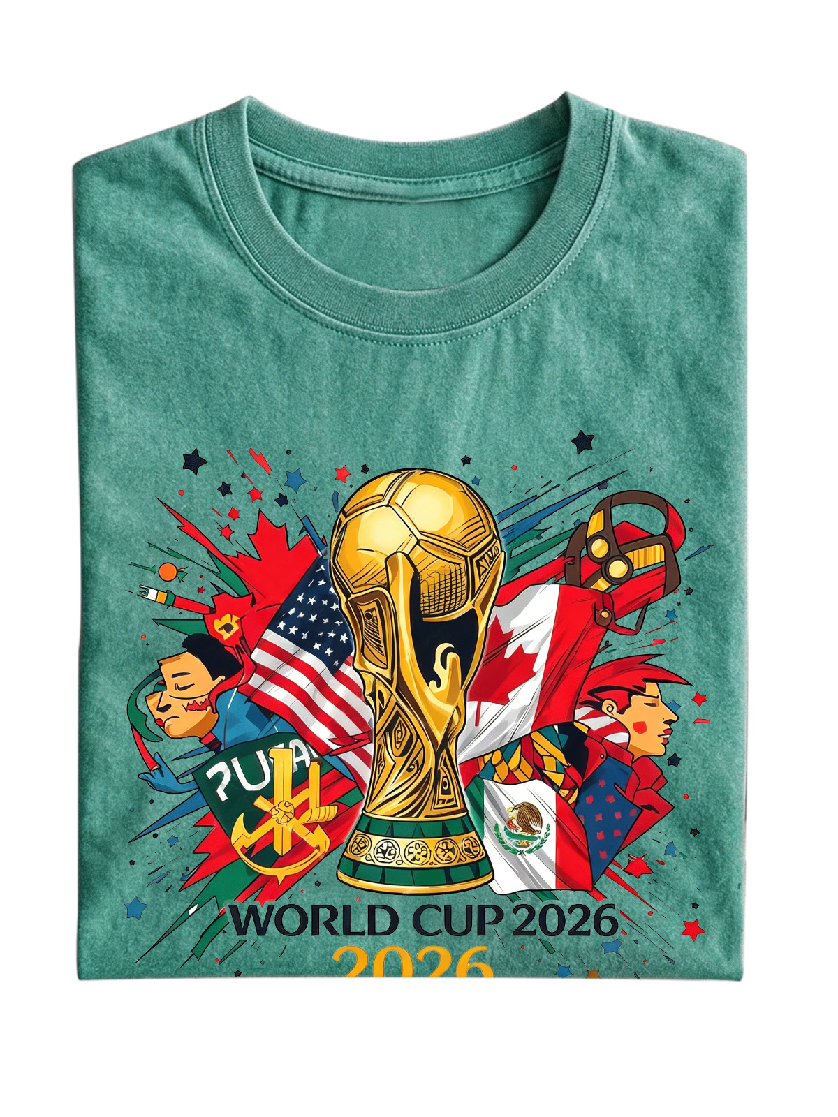 World Cup 2026 Cotton Short Sleeve T-shirt