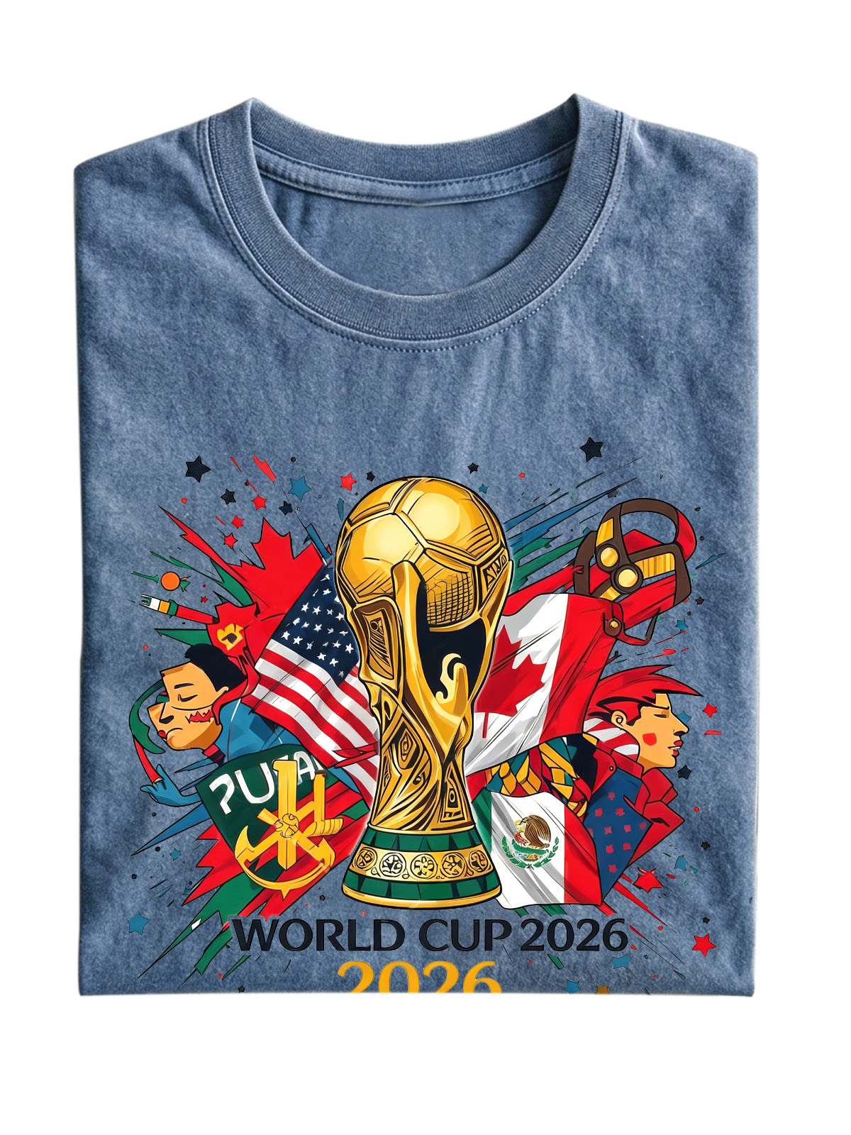 World Cup 2026 Cotton Short Sleeve T-shirt