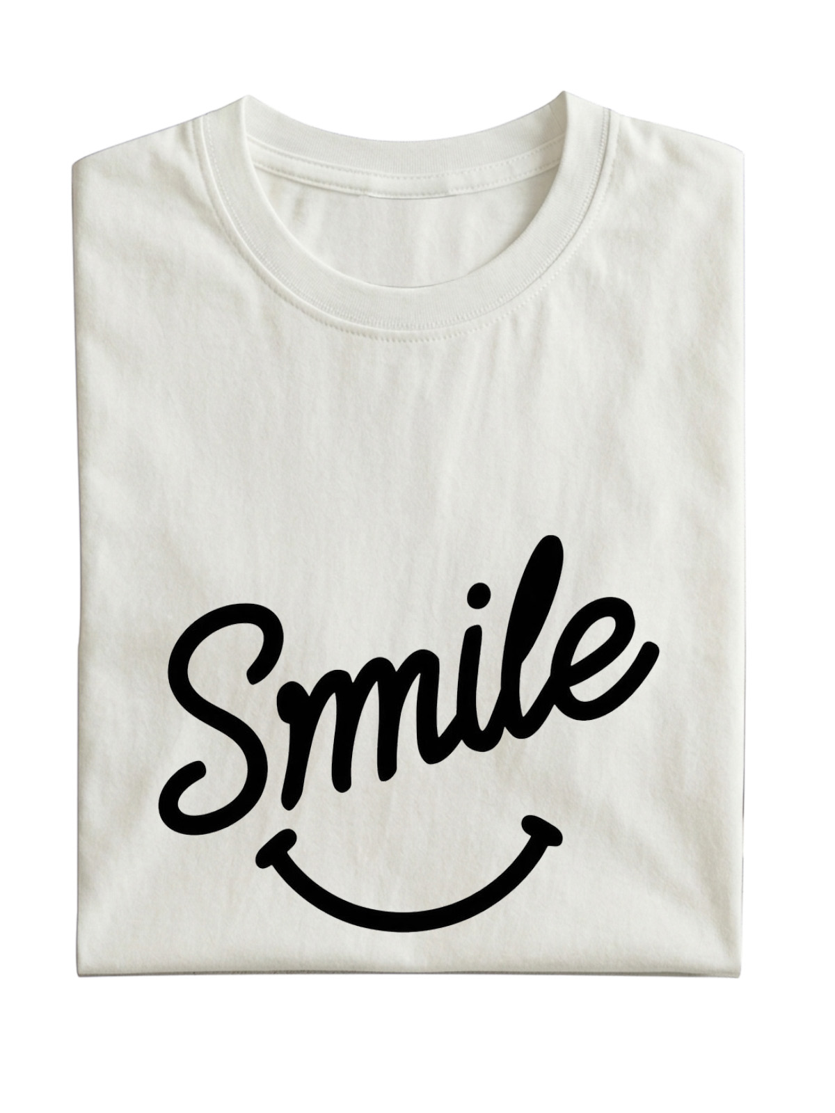 Simple Smile Cotton T-shirt