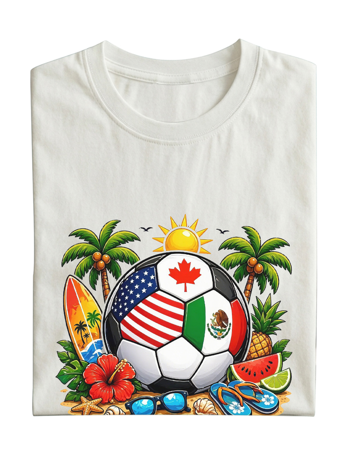 Hawaiian Football Cotton Short-sleeve T-shirt