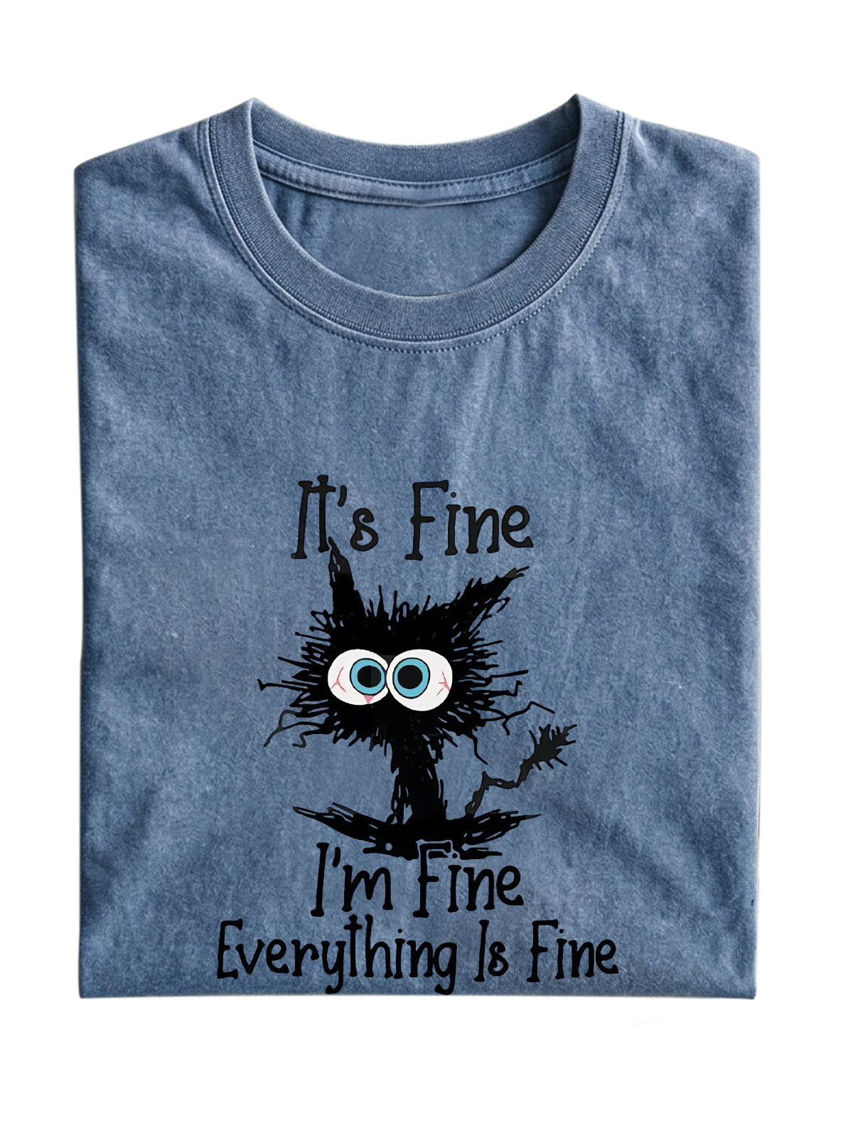 I'm Fine Cotton Short-sleeve T-shirt