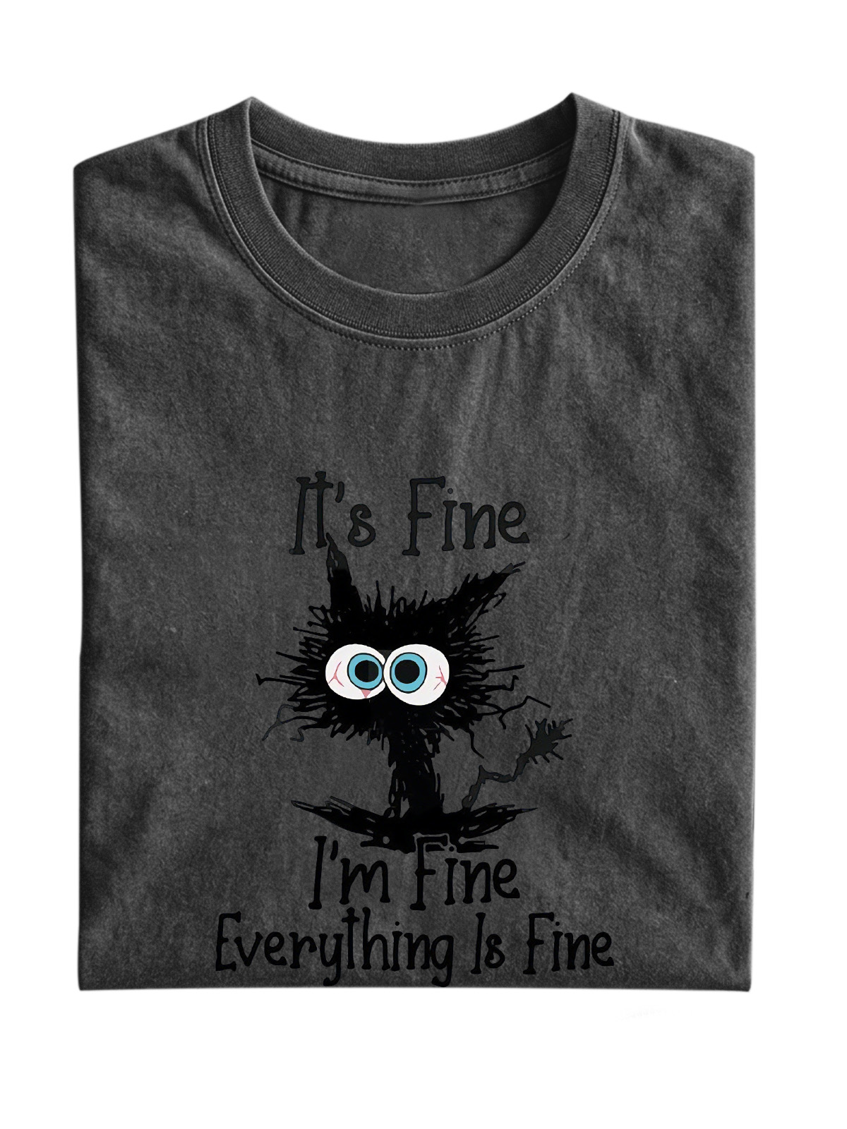 I'm Fine Cotton Short-sleeve T-shirt