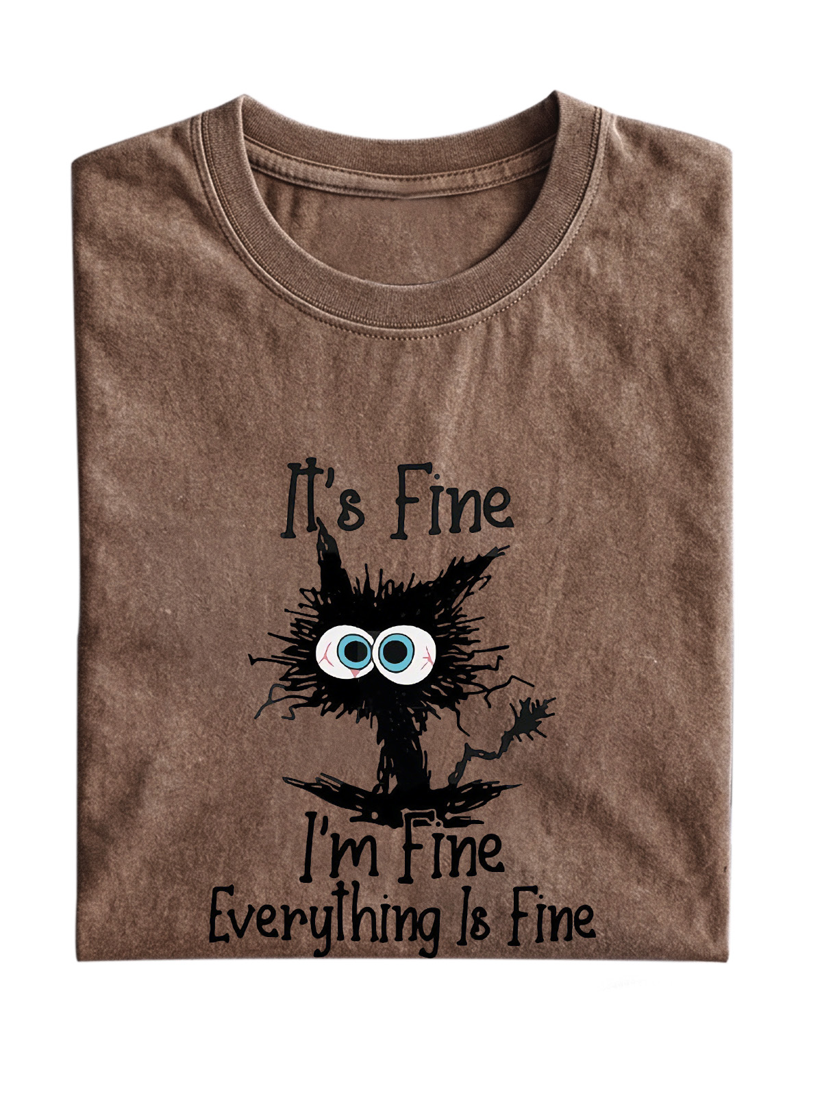 I'm Fine Cotton Short-sleeve T-shirt
